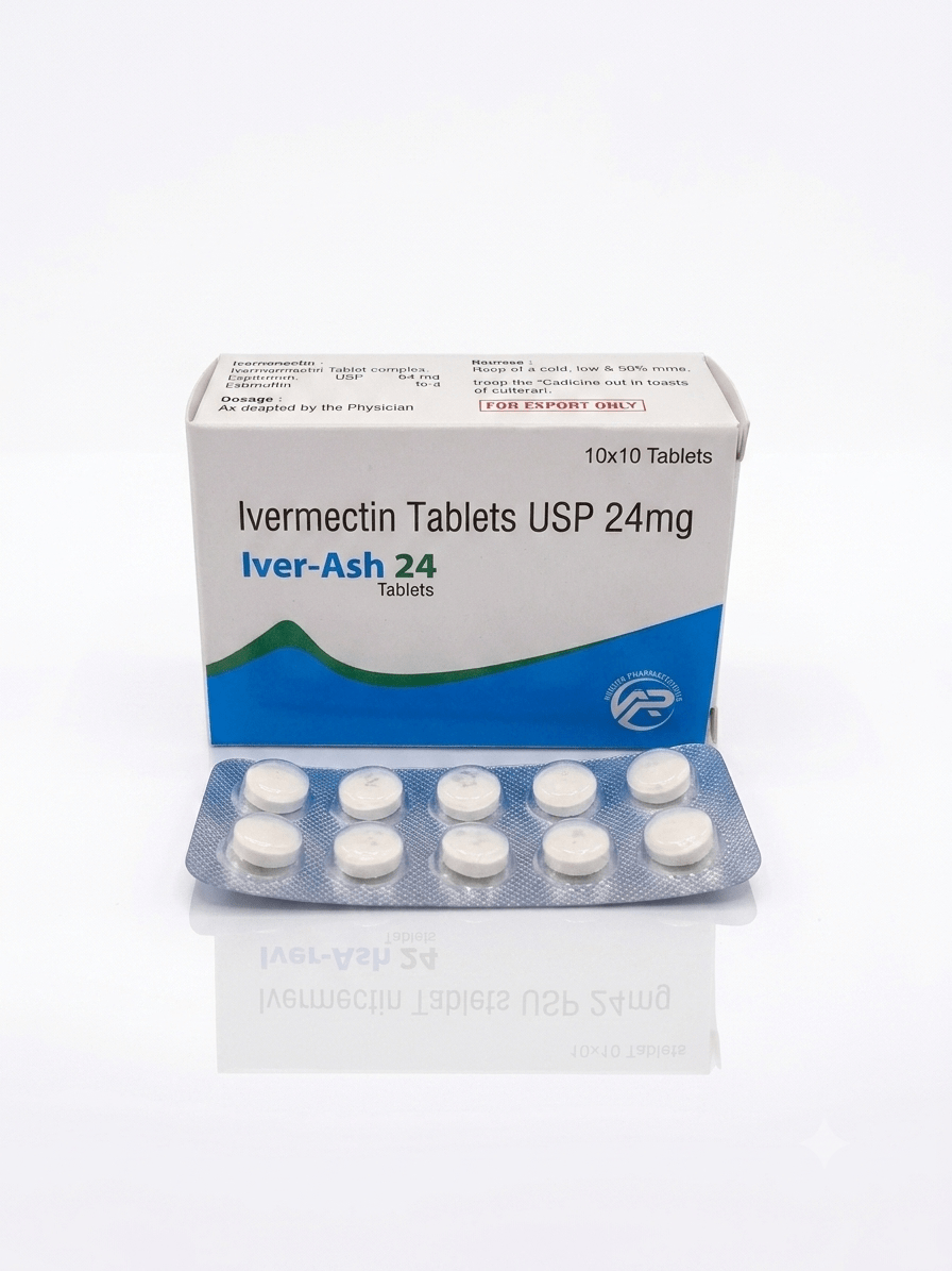 Iver-Ash Ivermectin 24mg Tablet