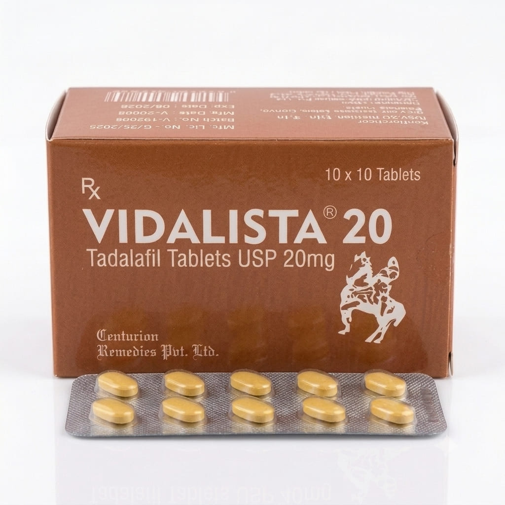 Vidalista Tadalafil Tablets IP 20mg