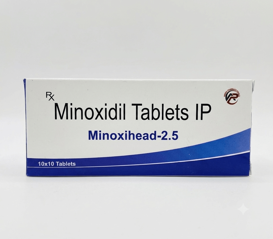 Minoxihead-2.5 (Minoxidil Tablets IP) 2.5mg