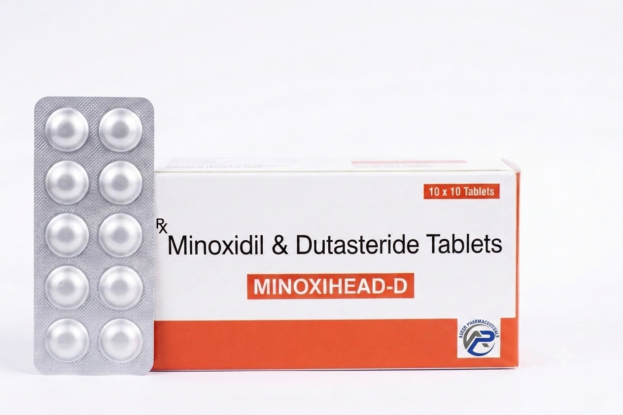 MINOXIHEAD-D (Minoxidil & Dutasteride Tablets)