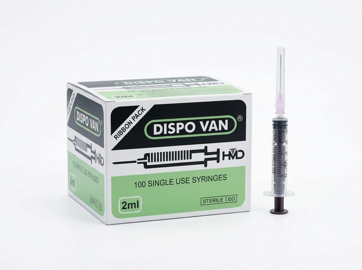 Dispo Van 2ml Disposable Syringe with Needle
